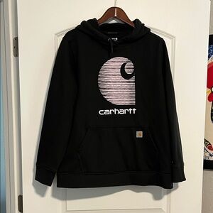 Carhartt Black Pullover with Iconic Logo